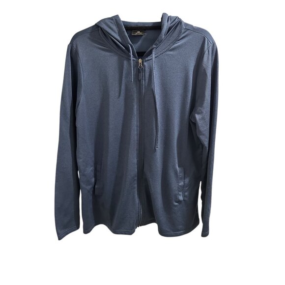 🌸3/$15🌸 32 Degrees Cool Dark Blue Zip-Up Hoodie Jacket XL - Picture 1 of 7